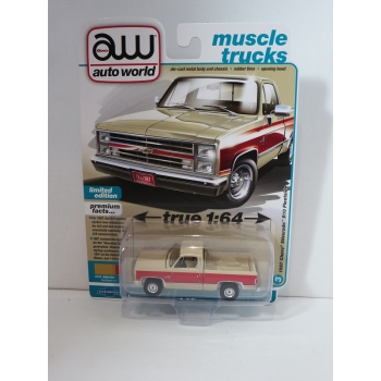 Auto World 1:64 Chevrolet Silverado R10 Fleetside 1987 tan